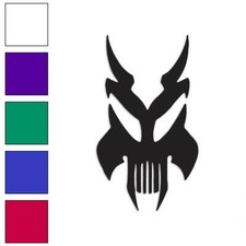 Skull Death Tribal Art, Vinyl Decal Sticker, Multiple Colors Sizes 1101