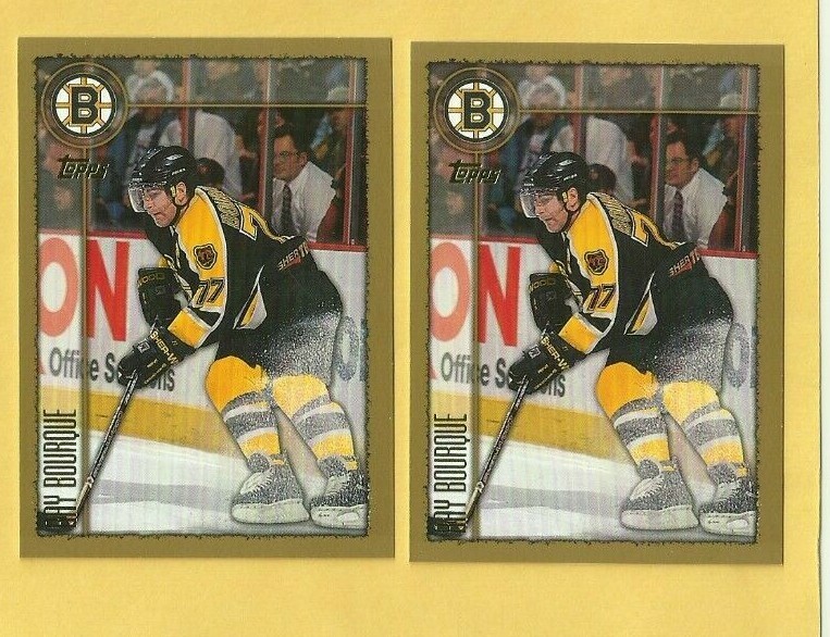 1998-99 TOPPS RAY BOURQUE CARD #206 LOT BOSTON BRUINS