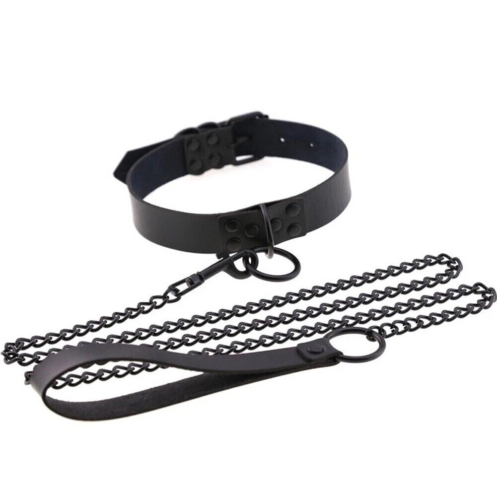 Choker with top chain leash