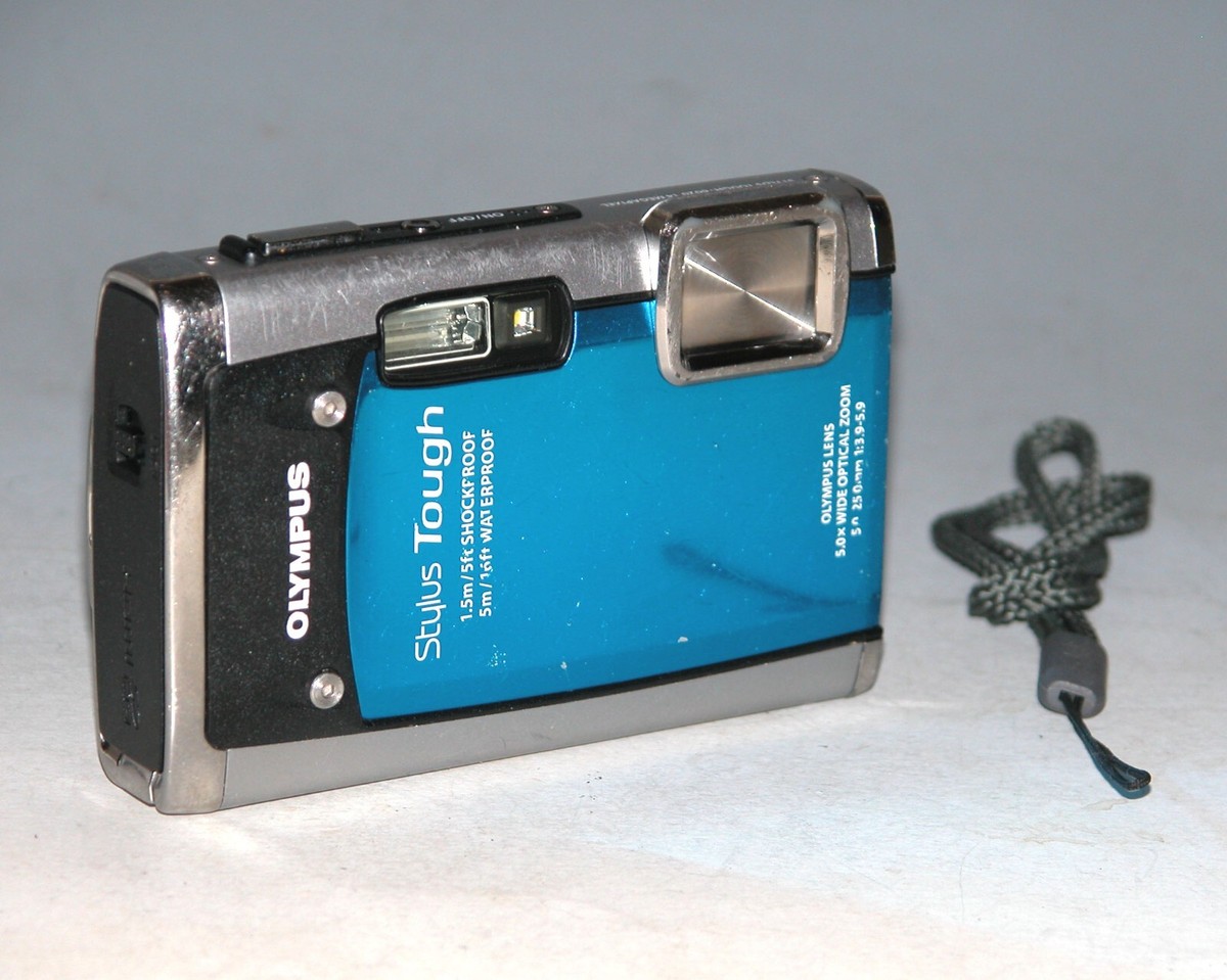 Olympus Stylus Tough-6020 14.0MP Digital Camera - Blue #8827