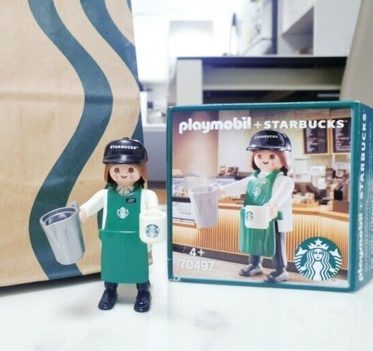 STARBUCKS Korea x PLAYMOBIL Starbucks Partner Barista Joy Figure