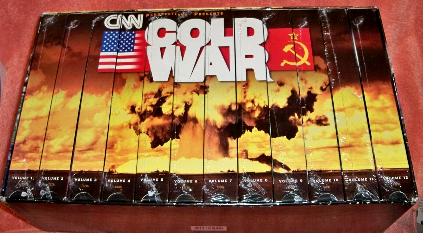 CNN PERSPECTIVE PRESENTS COLD WAR 12 VHS TAPE SET Video Set USA USSR NIB