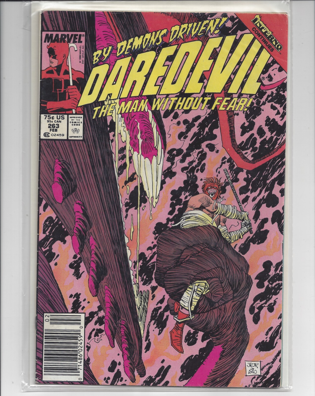 daredevil 263 Newsstand Variant 