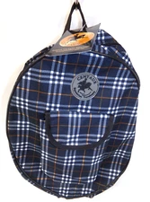 Centaur Helmet Bag 600D English Riding Supplies Blue Corn Plaid NWT