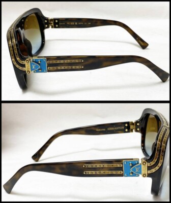 Louis Vuitton Z2517U Sunglasses, Tortoise 1.0 Millionaire Black