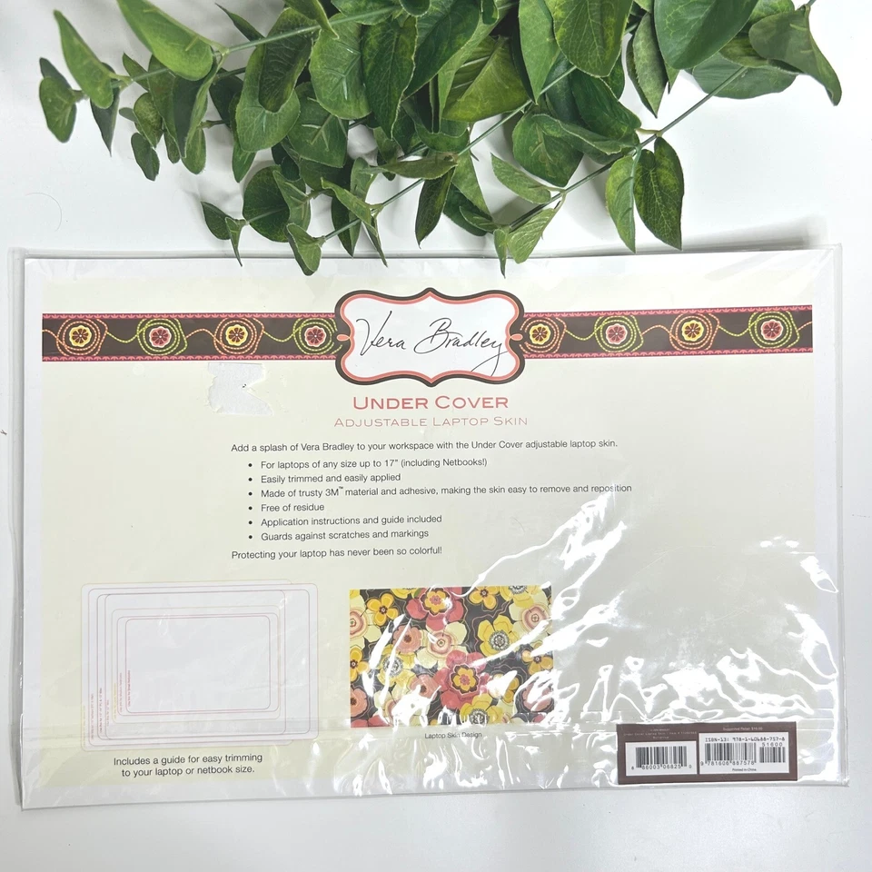 Recubrimiento debajo de la cubierta ajustable hasta 17 pulgadas Vera Bradley nuevo con etiquetas * Buttercup Foto 2 de 4