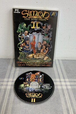 PC CD-ROM SIMON DER ZAUBERER II 2 Der Löwe Der Zauberer & Der Kleiderschrank