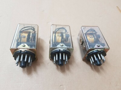 3 X RELAIS POTTER & BRUMFIELD KAP14DY 24VDC 3PDT 5A RELAY RELAIS Neu