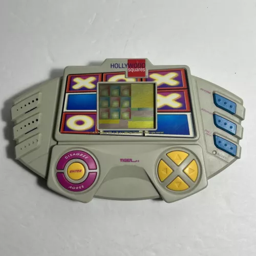 Hollywood Squares Handheld Electronic Game Tiger 1999 Works!!  Nice