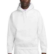 NWT Nike Solo Swoosh Men's Fleece Pullover Hoodie DX1355-051 SIZE M