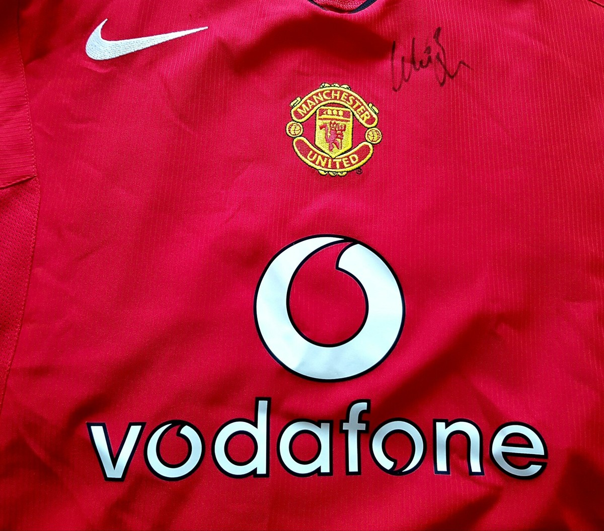 Manchester United 2004-2006 Home football Nike shirt with
