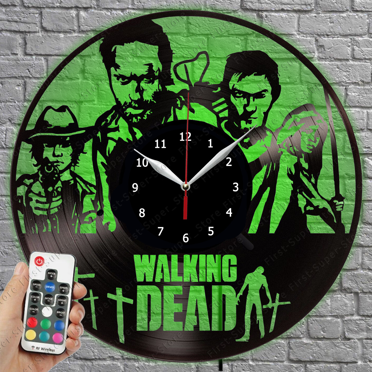 The Walking Dead LED Vinyl Record Wall Clock with Light 102