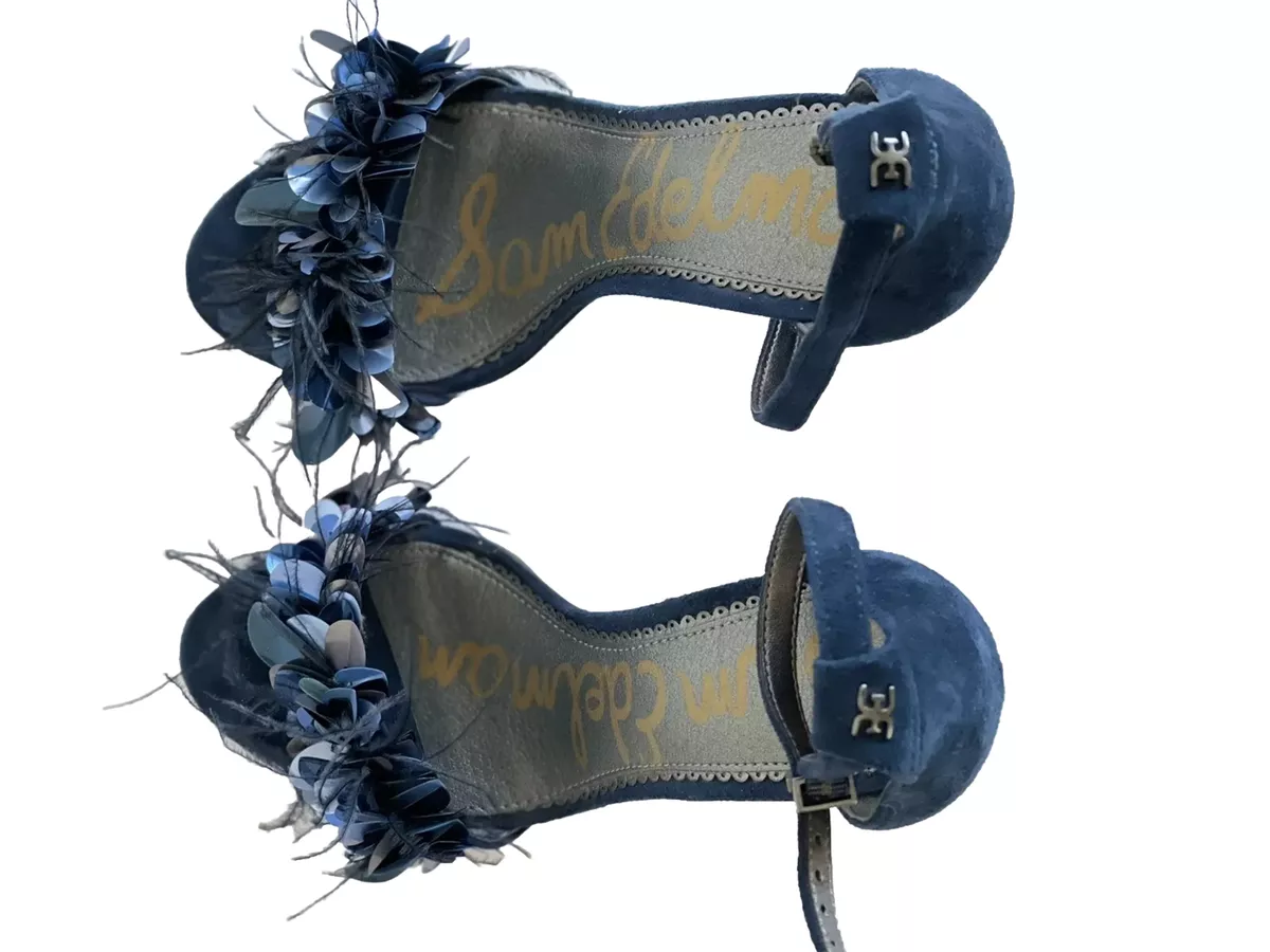 Sam edelman navy blue sandals clearance