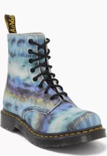Dr. Martens 1460 Pascal Boot Unisex in Blue Tie Dye Size 6 (37)