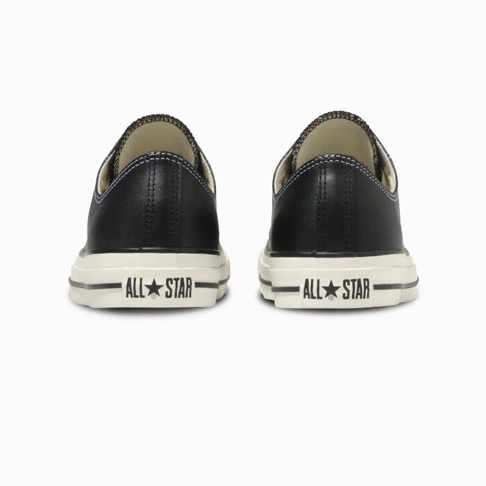 JAPAN LIMITED CONVERSE LEATHER ALL STAR R OX WHITE BLACK | eBay
