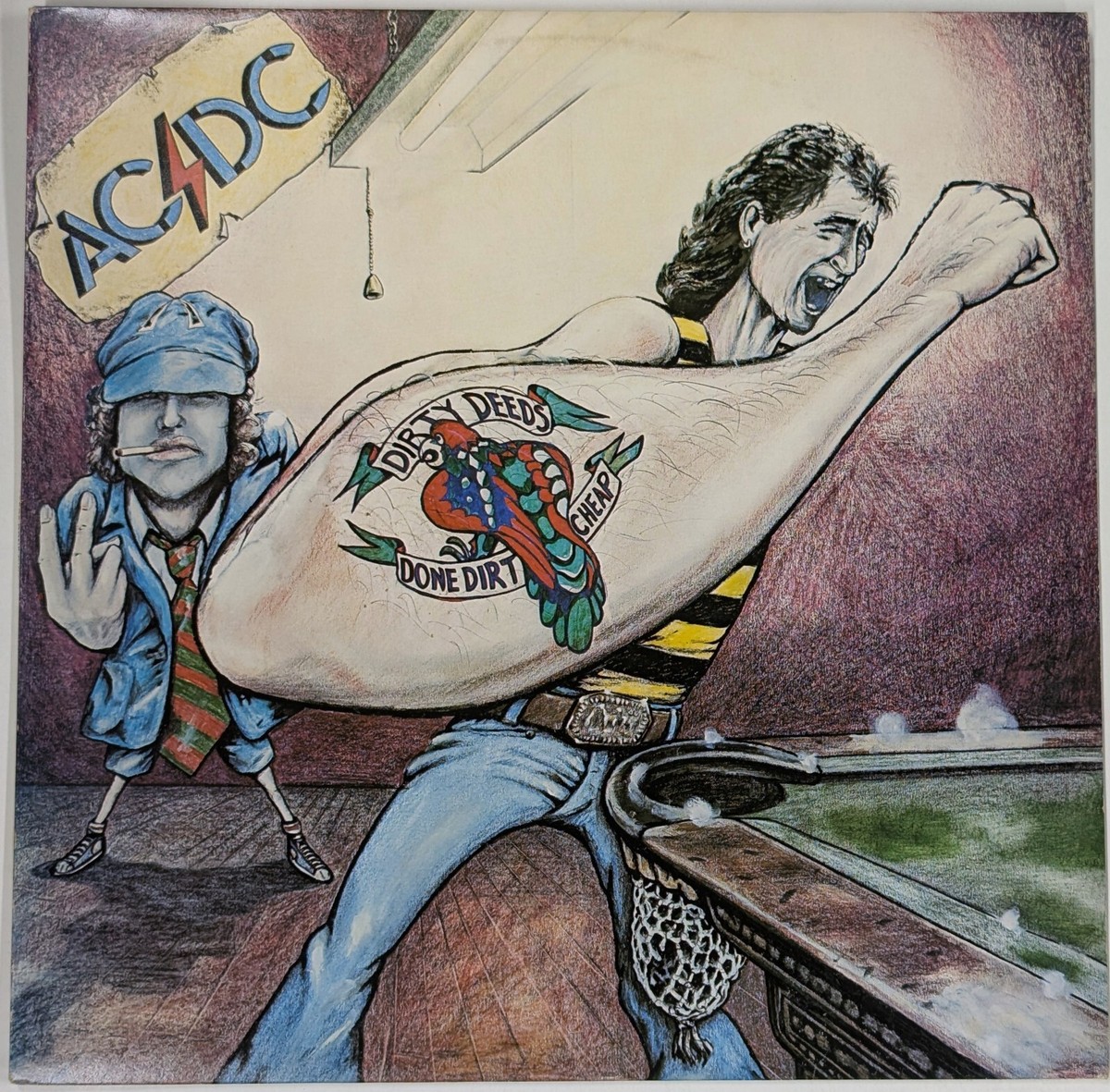 AC/DC Dirty Deeds Done Dirt Cheap レコード AC/DC Dirty Deeds Done Dirt Cheap 1977 LP Australian Albert Blue