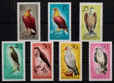 Albania; ptaki drapieżne 1966 kpl. ** (13,-)