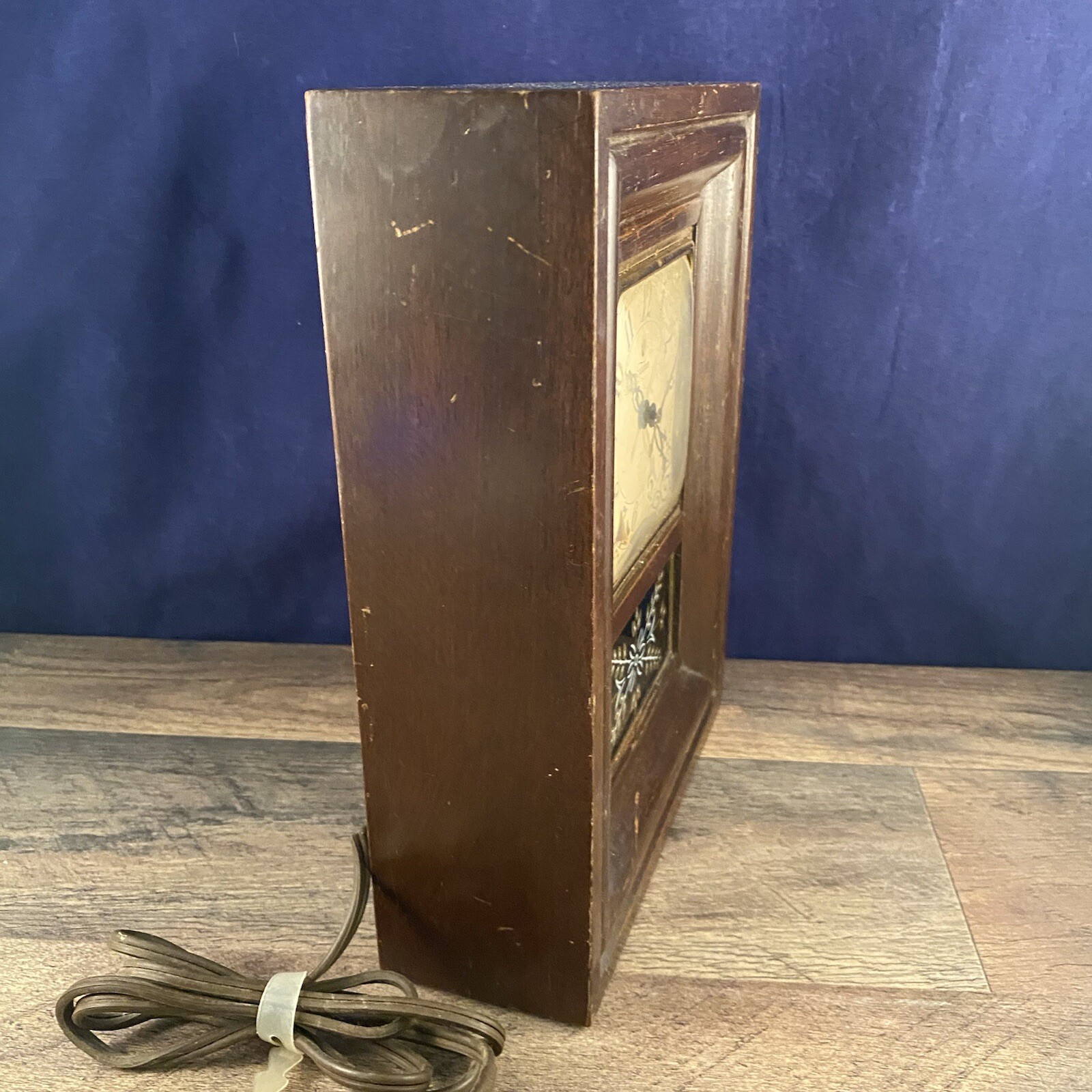Vintage Telechron Electric Model 3H161 Somerset Wood Mantle Clock USA