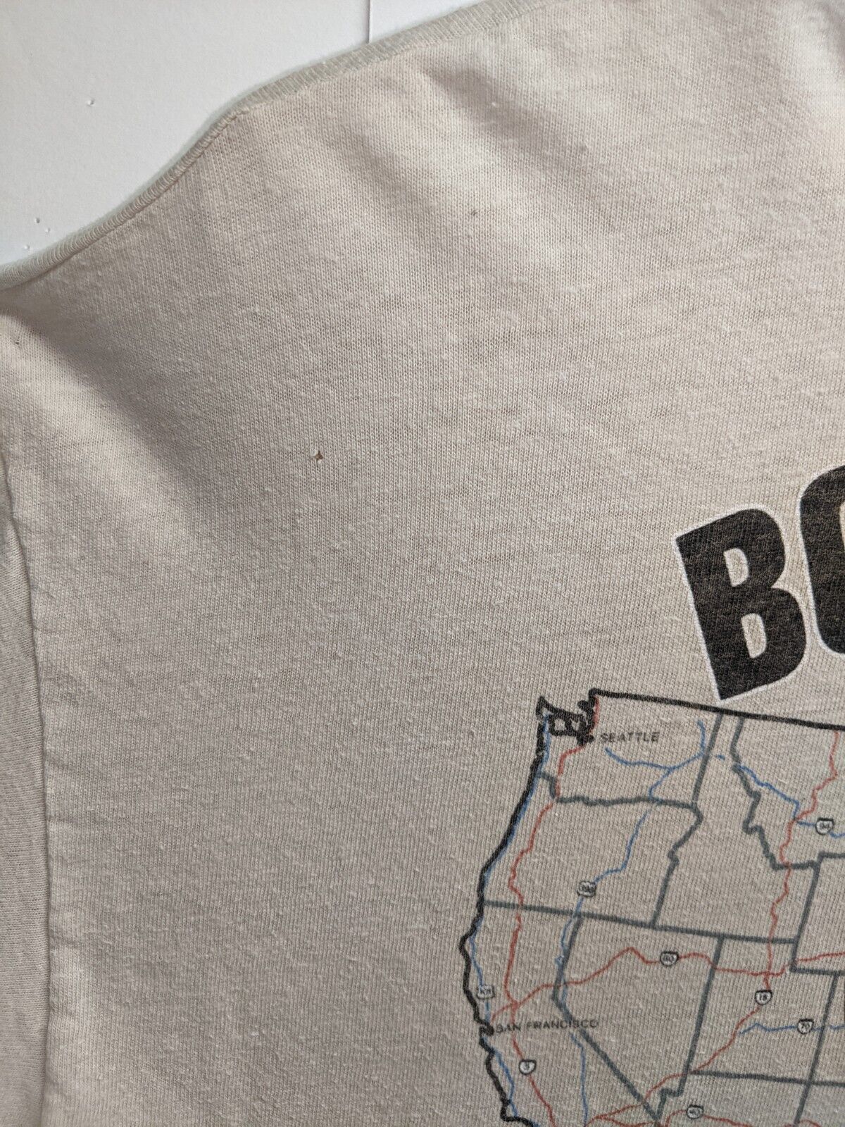 Vintage Bruce Springsteen Tour T-Shirt "BORN IN T… - image 13