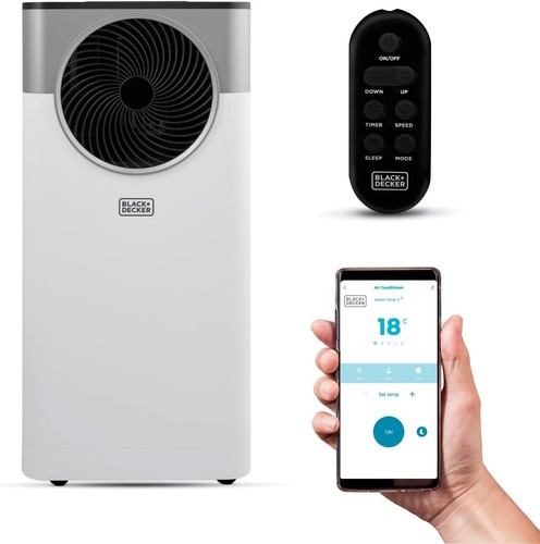 Black + Decker BXAC40033GB Air Conditioner, 7000 BTU, White