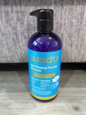 PURA D'OR Dor Hair Thinning Therapy Shampoo Original Blue Label Shampoo 16 fl oz