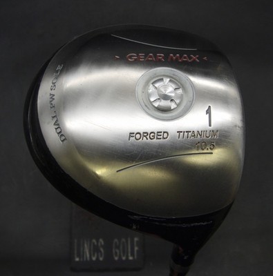 Gear Max Dual PW Sole 10,5° Driver Stiff Graphitschaft Gear Max Grip