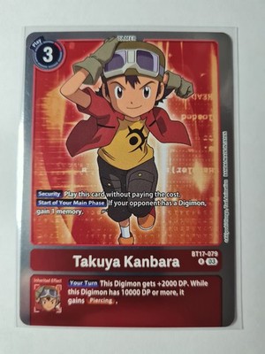Digimon Takuya Kanbara · BT17-079 · R · Secret Crisis · Englisch · NM
