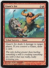 Giant's Ire 170 Common Lorwyn NM MTG
