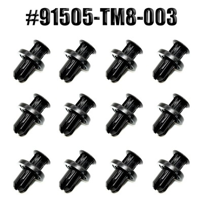 12X Bumper und Radhaus Liner Push-Typ Klemmhalter Clips für 91505-TM8-003