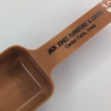 Vtg Cedar Falls, IA Jack Jones Furniture & Carpet Coffee Scoop Advertising E4