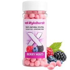 Sugar Free Xylitol Mints 200 Count Berry Flavor for Oral Health