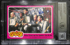 Jon Bauman "Bowzer" Signed 1978 Grease Trading Card #11 Beckett Auto 10