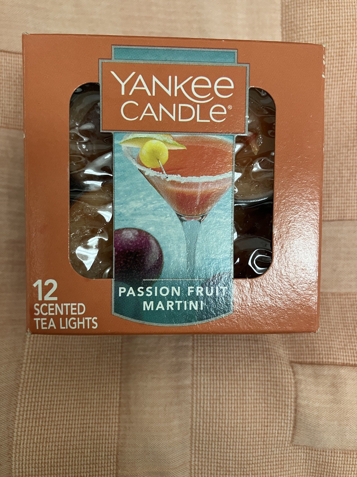 Lights Tealight Candles Passion Fruit Martini Partial Box ~ 