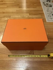 AUTHENTIC Hermes Empty Gift Box 13 x 10 x 7.5