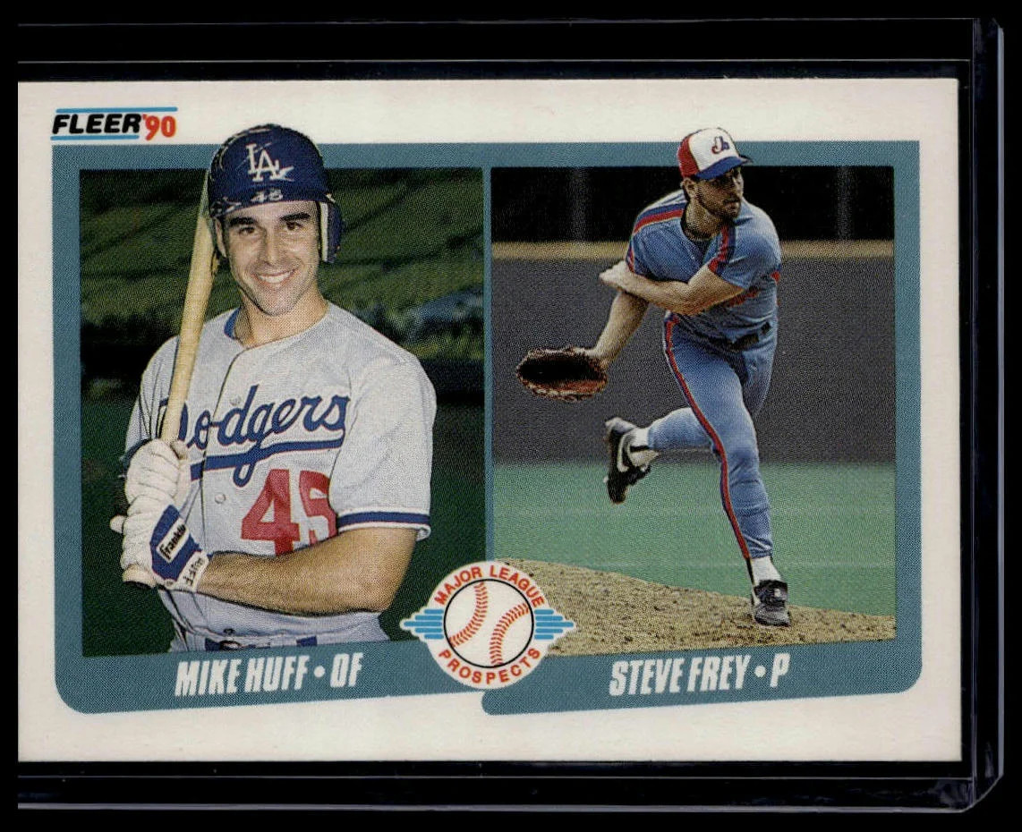 1990 Fleer Steve Frey Mike Huff #649