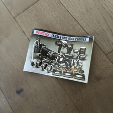 Pentax Lenses And Accessories Catalog 61 pages printed in Japan 1982