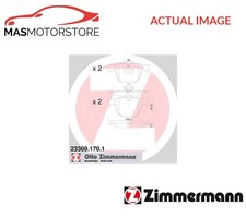 BRAKE PADS SET BRAKING PAD REAR ZIMMERMANN 233091701 FOR ROLLS-ROYCE PHANTOM