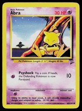 Pokemon Card Base Set 2 Abra 65/130 Common