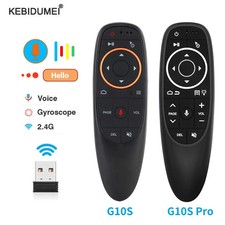 G10S/G10S Pro Air Mouse Voice Remote Control 2.4G Wireless Gyroscope IR Learning
