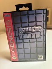 Robocop Vs The Terminator SEGA Genesis Complete CIB  Tested POSTER & REGISTATION