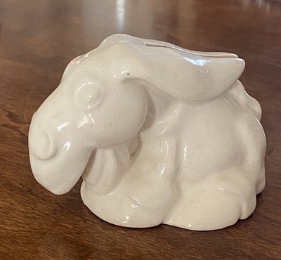 Vintage Listerine Shaving Cream Promo Razor Blade Bank Ceramic Donkey Mule