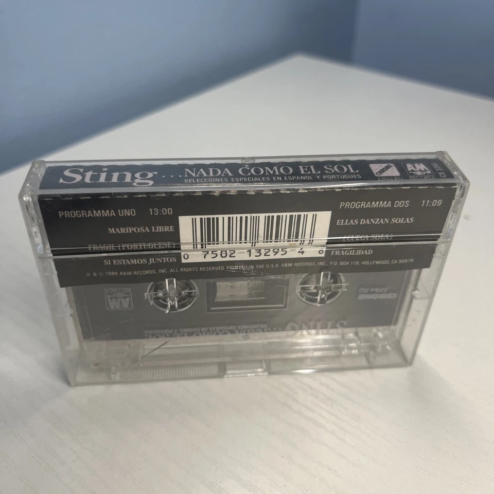 STING - NADA COMO EL SOL - CASSETTE TAPE - Image 3 of 3