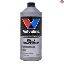 Valvoline DOT 3 Synthetic Brake Fluid with High Boiling Point, Corrosion