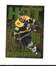 2025-26 Upper Deck Fleer Flair David Pastrnak HOT NUMBERS 1 in 200 packs