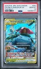 2018 POKEMON JAPANESE SUN & MOON TAG BOLT #001 CELEBI & VENUSAUR GX PSA 10