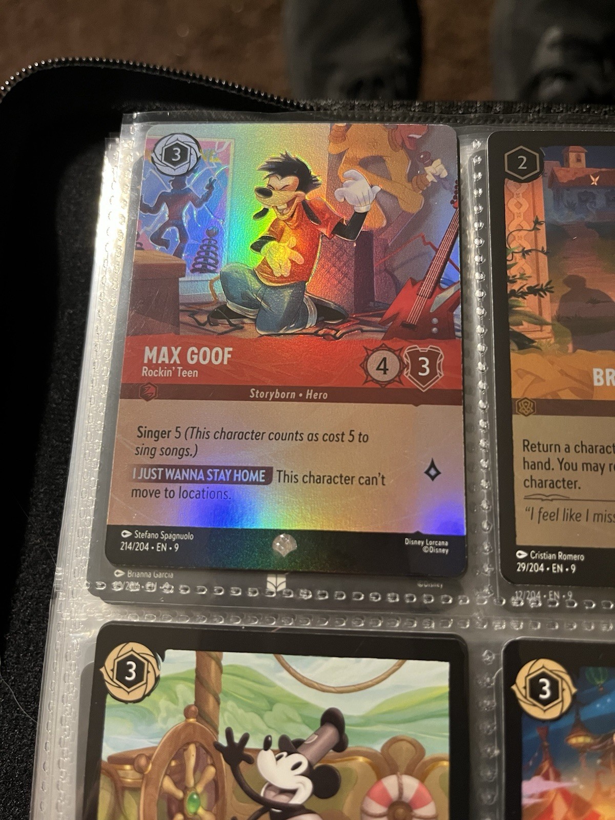 Max Goof Rebellious Teen 75/204 Fabled Cold Foil Disney Lorcana Nm