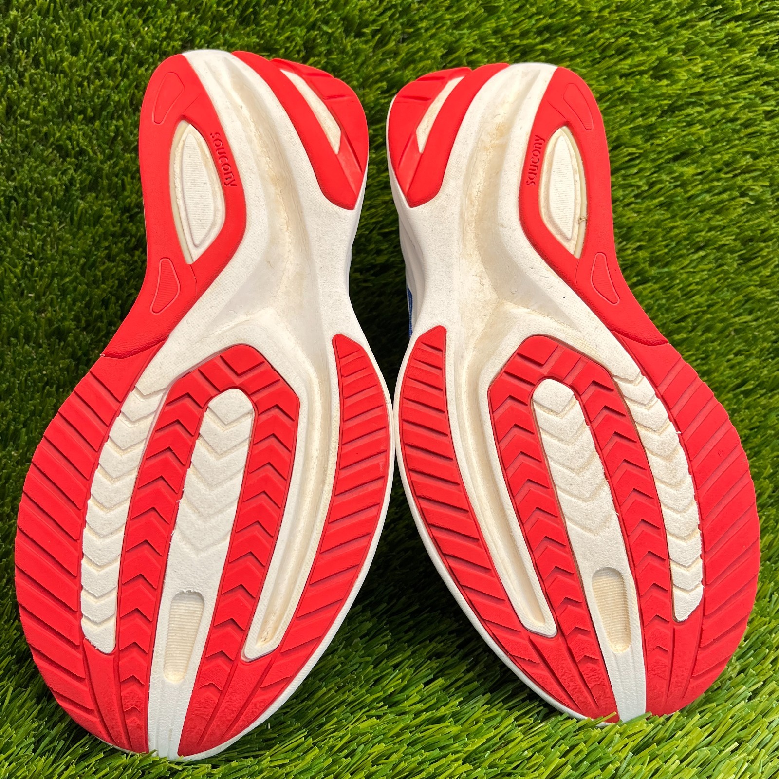 Saucony Ride 15 Womens Size 8 White Red Blue Walking Running Shoes Sneakers thumbnail 7