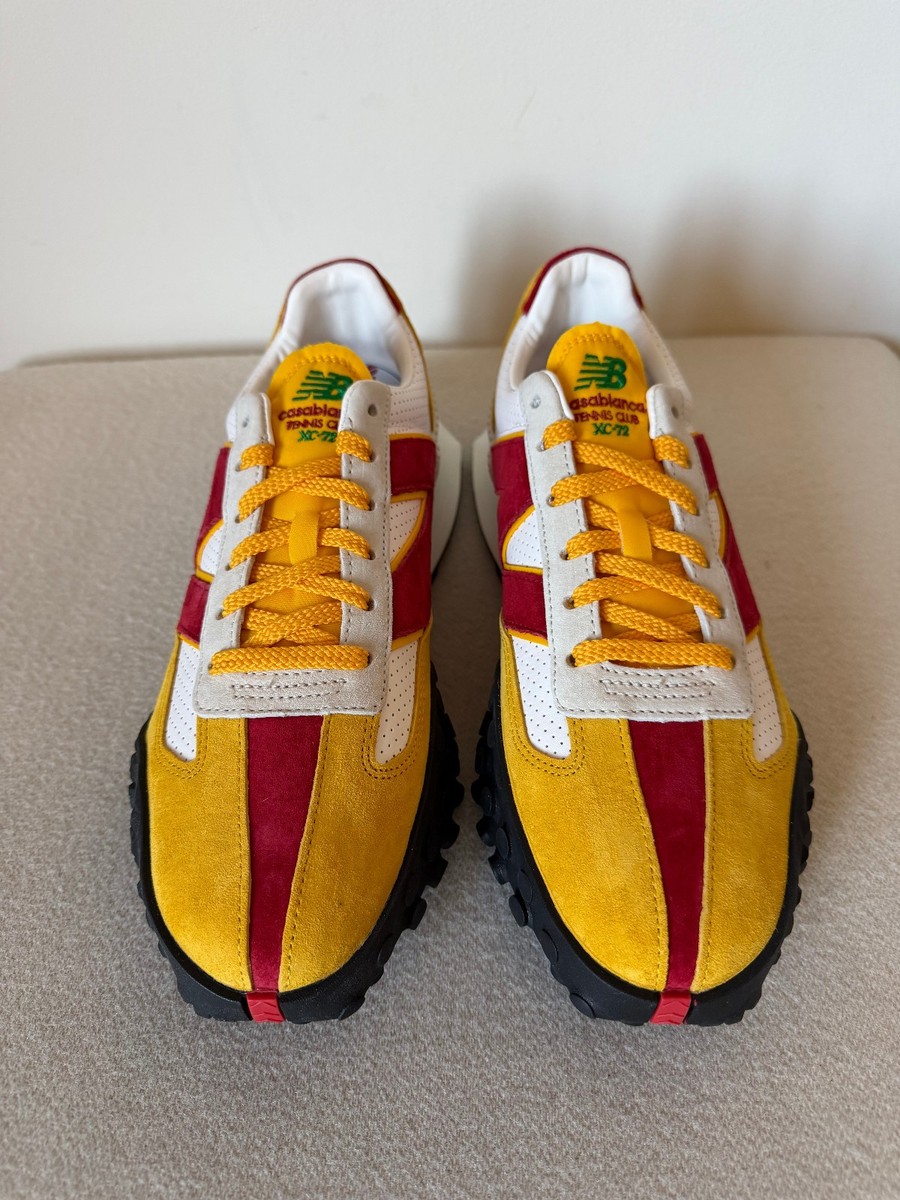 Casablanca New Balance XC-72 - Size 10.5 - Yellow Red - UXC72CBB
