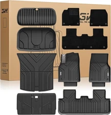 3W Floor Mats & Carpets For 2025-2026 Tesla Model Y Juniper With Mental Pedal
