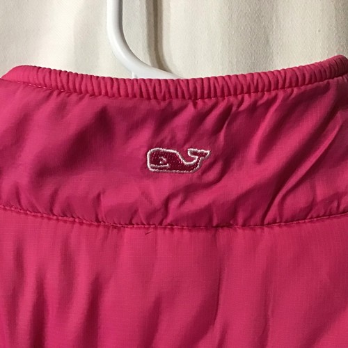 Pullover Vineyard Vines GIrls 1/4 Cremallera Rayas con Acentos Rosa Grande 14 - Imagen 5 de 9
